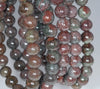 8MM Green Red Green Phantom Quartz Gemstone Grade AA Round Loose Beads 7 inch Half Strand (80003558-A162)