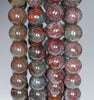 8MM Green Red Green Phantom Quartz Gemstone Grade AA Round Loose Beads 7 inch Half Strand (80003558-A162)