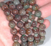 9MM Green Red Green Phantom Quartz Gemstone Grade AA Round Loose Beads 7 inch Half Strand (80003560-A162)