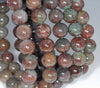 9MM Green Red Green Phantom Quartz Gemstone Grade AA Round Loose Beads 7 inch Half Strand (80003560-A162)