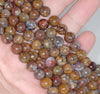 5MM Golden Pietersite Gemstone Grade AA Round Loose Beads 7.5 inch Half Strand (80003564-A81)