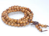 6MM Yellow Rosewood Round Loose Beads 25 inch (80003619-W3)