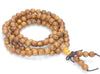 6MM Golden Sandalwood Round Loose Beads 25 inch (80003621-W3)