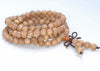 6MM Yellow Rosewood Round Loose Beads 25 inch (80003624-W3)