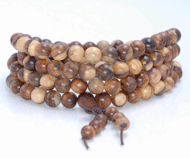Sandalwood Beads, Warm Brown, 8mm Round
