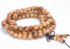 8MM Yellow Sandalwood Round Loose Beads 34 inch (80003631-W4)