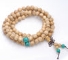 6MM Golden Sandalwood Round Loose Beads 26 inch (80003647-W3)