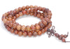 8MM Red African Rosewood Round Loose Beads 33 inch (80003649-W5)