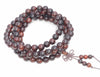 8MM Dark Purple Sandalwood Round Loose Beads 34 inch (80003656-W5)