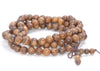 8MM Indonesia Tiger Skin Sandalwood Round Loose Beads 34 inch (80003660-W3)