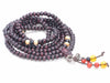 5X4MM Dark Red Sandalwood Rondelle Loose Beads 34 inch (80003663-W7)