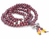 6X5MM Dark Red Sandalwood Rondelle Loose Beads 22 inch (80003666-W6)