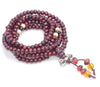 5X4MM Dark Red Sandalwood Rondelle Loose Beads 34 inch (80003671-W7)