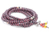 6x5MM Dark Red Sandalwood Rondelle Loose Beads 42 inch (80003672-W7)