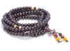 6x5MM Dark Red Sandalwood Rondelle Loose Beads 42 inch (80003674-W7)