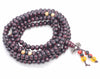 6x5MM Dark Red Sandalwood Rondelle Loose Beads 42 inch (80003674-W7)