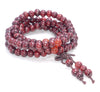 6X5MM Red Sandalwood Rondelle Loose Beads 21 inch (80003675-W6)