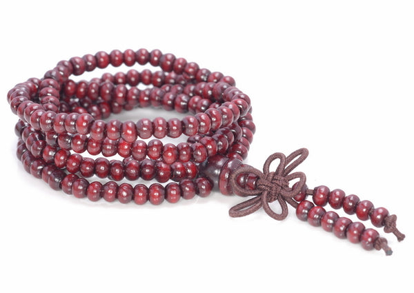 4X3MM Red Sandalwood Rondelle Loose Beads 25 inch (80003678-W7)