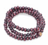 5X4MM Dark Red Sandalwood Rondelle Loose Beads 16 inch (80003687-W6)