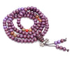 6X5MM Purple Sandalwood Rondelle Loose Beads 22 inch (80003689-W6)