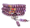 6X5MM Purple Sandalwood Rondelle Loose Beads 22 inch (80003689-W6)