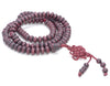 8X5MM Dark Red Sandalwood Rondelle Loose Beads 20 inch (80003690-W6)