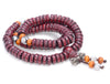 8X3MM Red Sandalwood Rondelle Loose Beads 16 inch (80003691-W6)