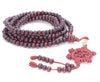 4X3MM Dark Red Sandalwood Rondelle Loose Beads 25 inch (80003693-W7)