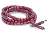 6X6MM Red Sandalwood Barrel Drum Loose Beads 25 inch (80003701-W6)