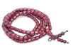 6X6MM Red Sandalwood Barrel Drum Loose Beads 25 inch (80003701-W6)