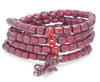 6X6MM Red Sandalwood Barrel Drum Loose Beads 25 inch (80003701-W6)