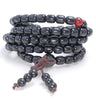 6X6MM Black Sandalwood Barrel Drum Loose Beads 26 inch (80003703-W8)