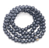 5X4MM Black Sandalwood Rondelle Loose Beads 16 inch (80003721-W7)