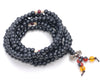 6X5MM Black Sandalwood Rondelle Loose Beads 44 inch (80003723-W8)