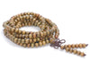 6X5MM Yellow Brown Sandalwood Rondelle Loose Beads 41 inch (80003724-W8)