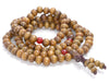 8X7MM Yellow Brown Sandalwood Rondelle Loose Beads 29 inch (80003729-W8)