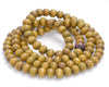 8X7MM Yellow Brown Sandalwood Rondelle Loose Beads 29 inch (80003731-W8)