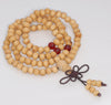 6X5MM White Sandalwood Rondelle Loose Beads 21 inch (80003738-W9)