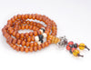 5X4MM Golden Sandalwood Rondelle Loose Beads 18 inch (80003746-W9)