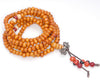 5X4MM Golden Sandalwood Rondelle Loose Beads 34 inch (80003748-W9)