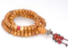 6X5MM Golden Sandalwood Rondelle Loose Beads 22 inch (80003755-W9)