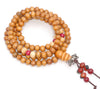 6X5MM Golden Sandalwood Rondelle Loose Beads 22 inch (80003755-W9)