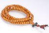 6X5MM Golden Sandalwood Rondelle Loose Beads 42 inch (80003759-W9)