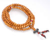 6X5MM Golden Sandalwood Rondelle Loose Beads 42 inch (80003759-W9)