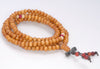 5X4MM Golden Sandalwood Rondelle Loose Beads 34 inch (80003763-W9)