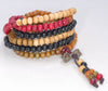 5X4MM Mix Color Sandalwood Rondelle Loose Beads 32 inch (80003767-W10)