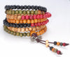 6X5MM Mix Color Sandalwood Rondelle Loose Beads 41 inch (80003768-W10)