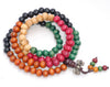 8X7MM Mix Color Sandalwood Rondelle Loose Beads 28 inch (80003770-W10)