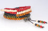 5X4MM Mix Color Sandalwood Rondelle Loose Beads 32 inch (80003773-W10)