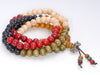 8X7MM Mix Color Sandalwood Rondelle Loose Beads 28 inch (80003774-W10)